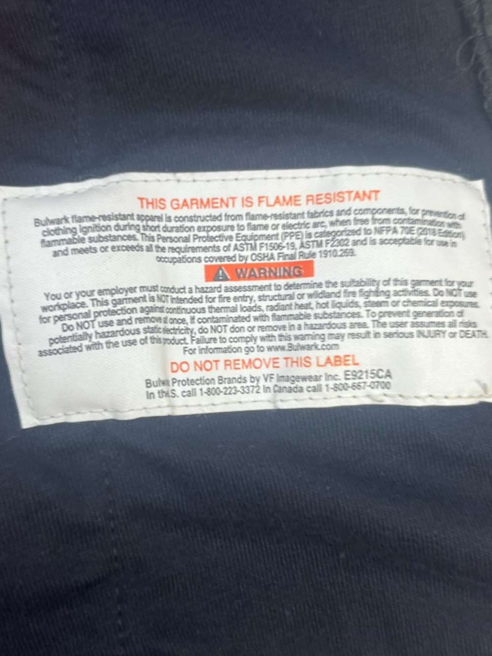 Bulwark FR Jacket Women's XS Black Fleece CAT 2 NFPA 2112 Reflective Workwear - Picture 9 of 10